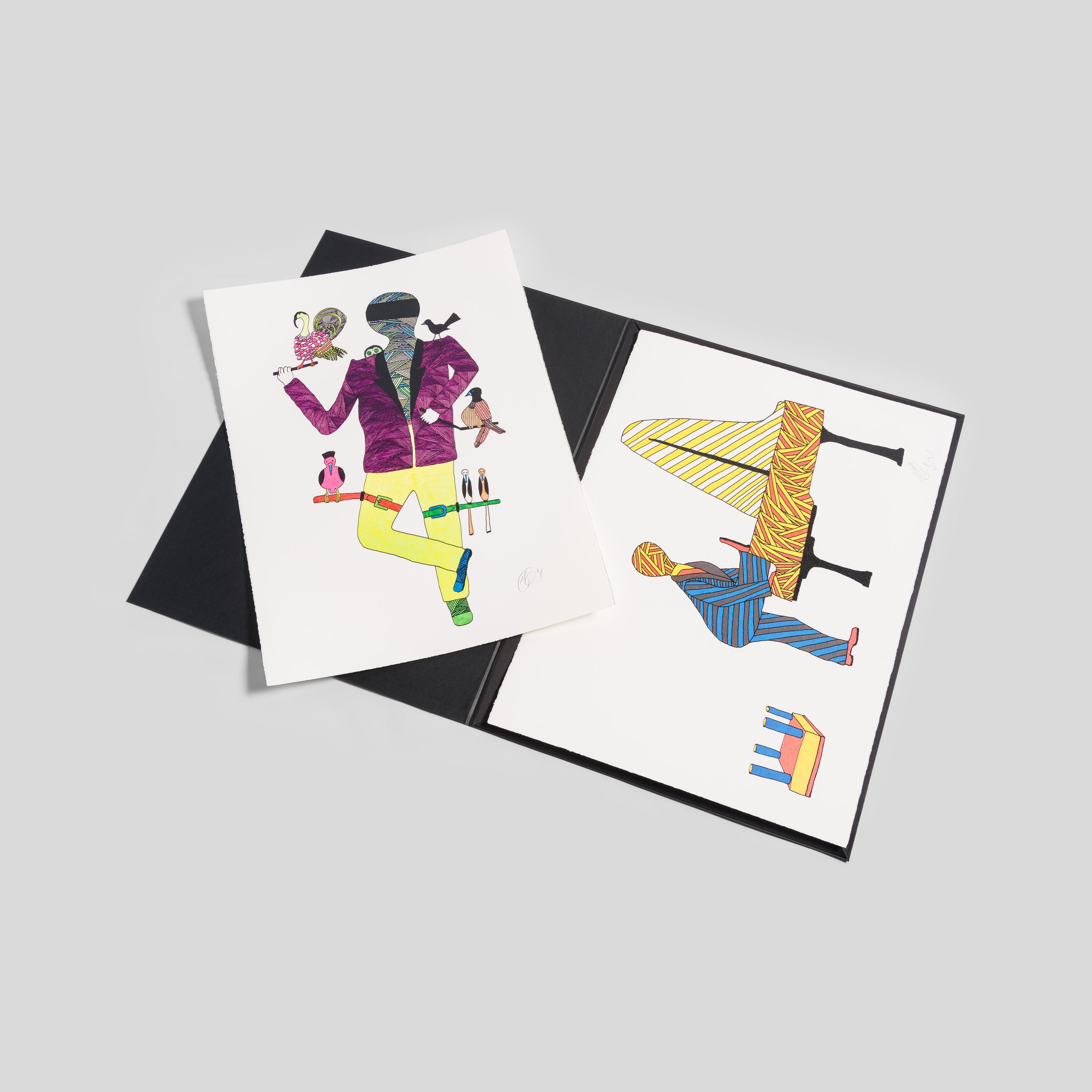 Born on a Rainy Day August 2025 | Portfolio Set of Four