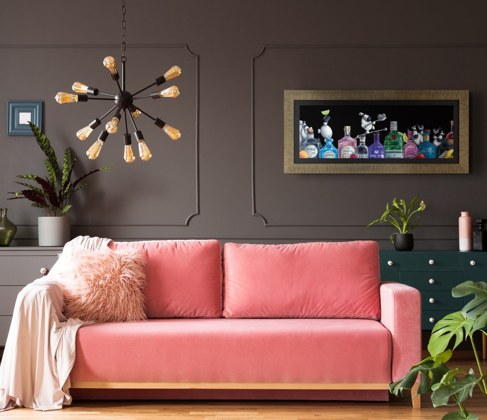 Peter Smith, Gin Toxicated, £550, hand varnished canvas on board 1600x1379