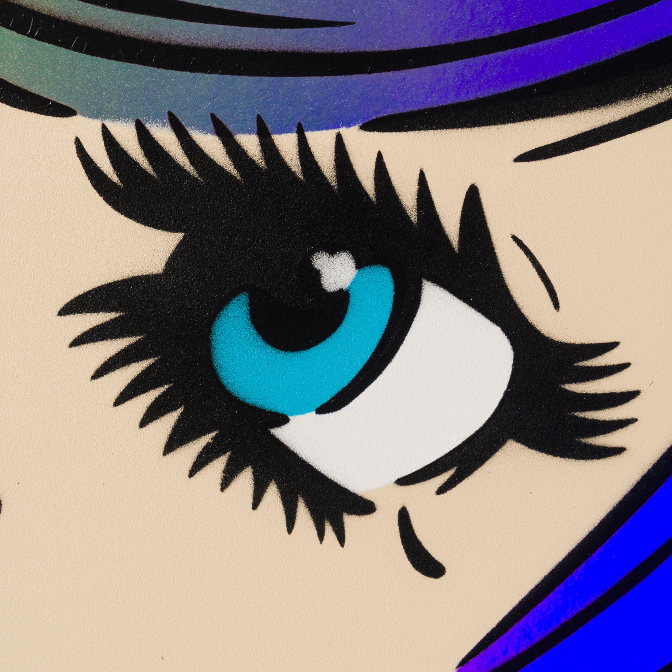 A Moment of Reflection | Rainbow Holographic Hair